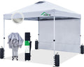 10x10 Pop Up Canopy Tent with Sidewall - Instant Portable Shelter