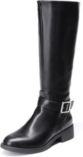 Dream Pairs Women's Knee High Riding Boots - Comfortable Low Heel