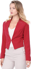 Allegra K Women's Cropped Office Blazer - Lightweight, Professional