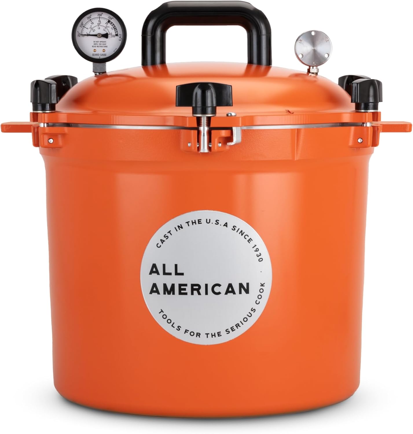 All American 1930 Pressure Cooker Canner - 21.5qt Saffron