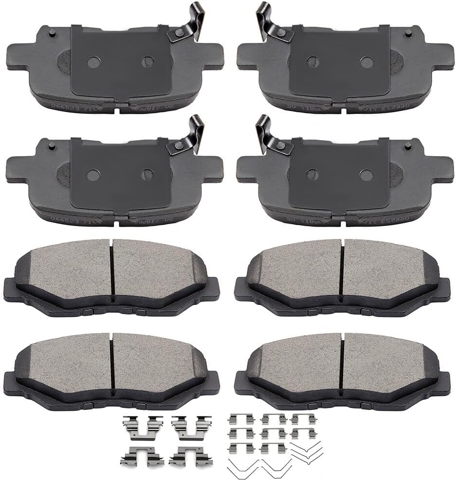 cciyu D914 D865 Ceramic Brake Pads Kits for Honda Pilot 2003-2008