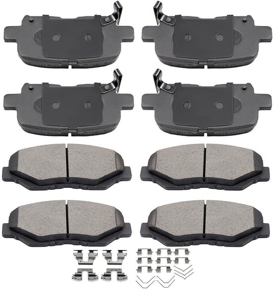 cciyu D914 D865 Ceramic Brake Pads Kits for Honda Pilot 2003-2008