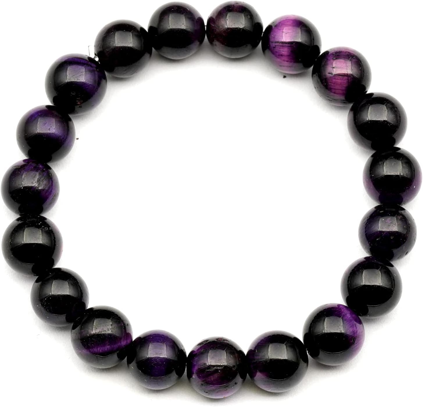 Natural Fluorite Beaded Stretchy Bracelet for Healing and Style