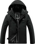 Men's Lightweight Waterproof Hooded Rain Jacket (Style 2M7S)