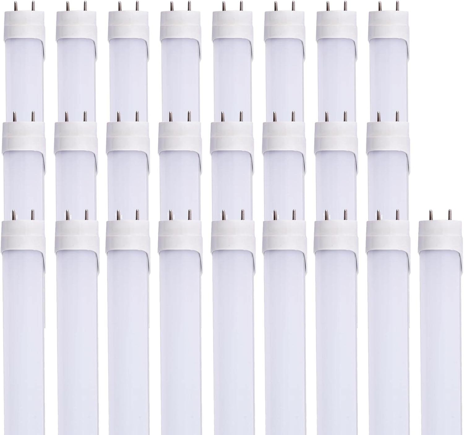 25pcs 2FT 10W T8 Tube Light for Bright and Efficient Lighting