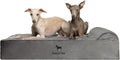 Large Orthopedic Dog Bed 35x25x8.7 in - Cooling Eggshell Foam