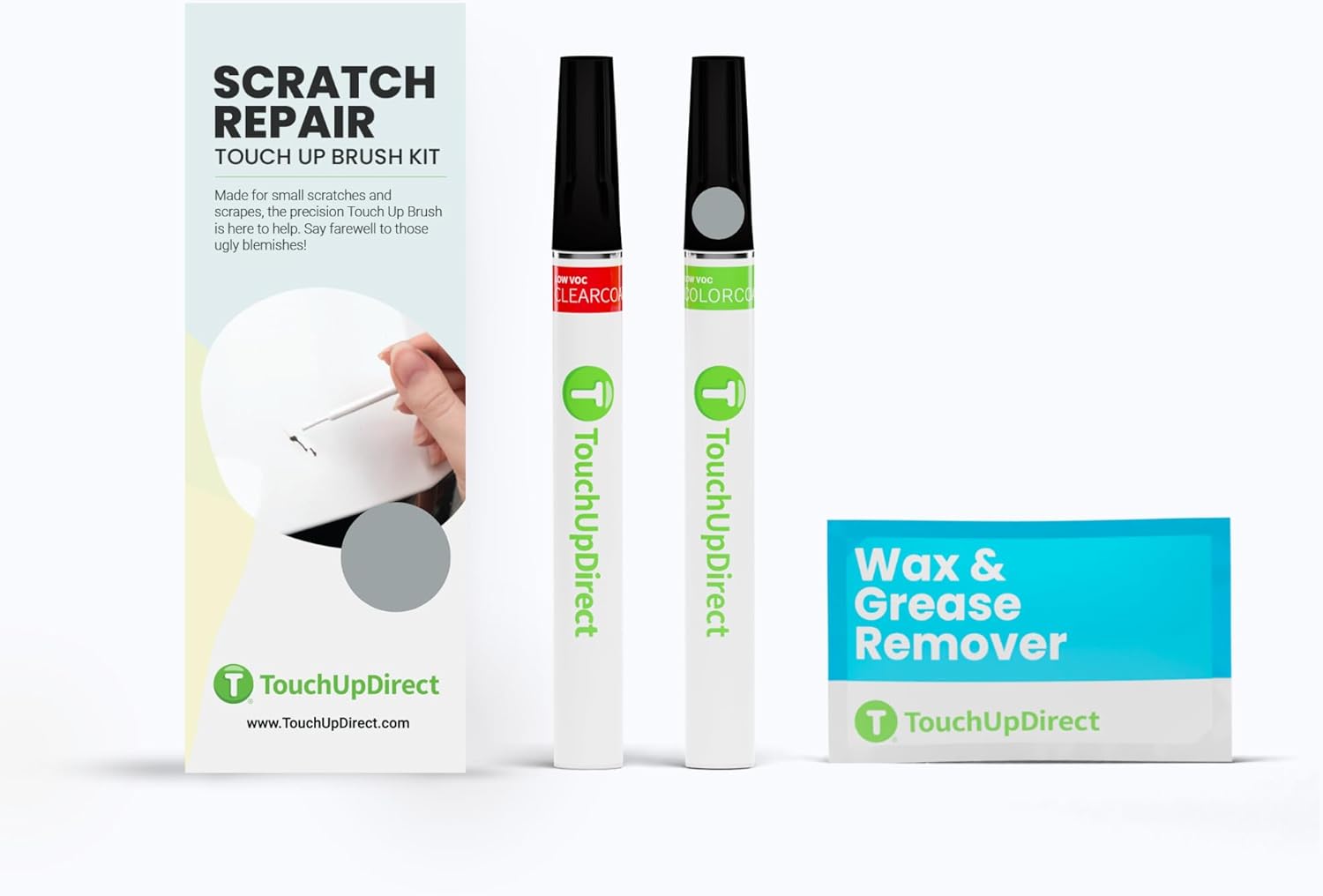 TouchUpDirect 354 Titan Silver Metallic Scratch Repair Paint Kit