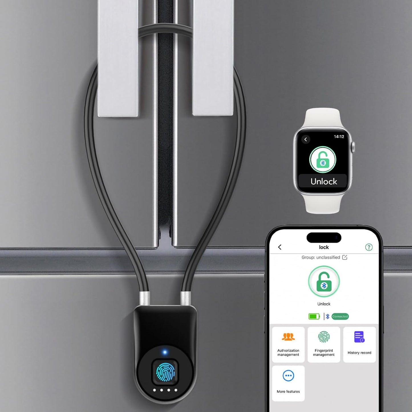 Fingerprint Fridge Lock for Child Safety and Smart Control