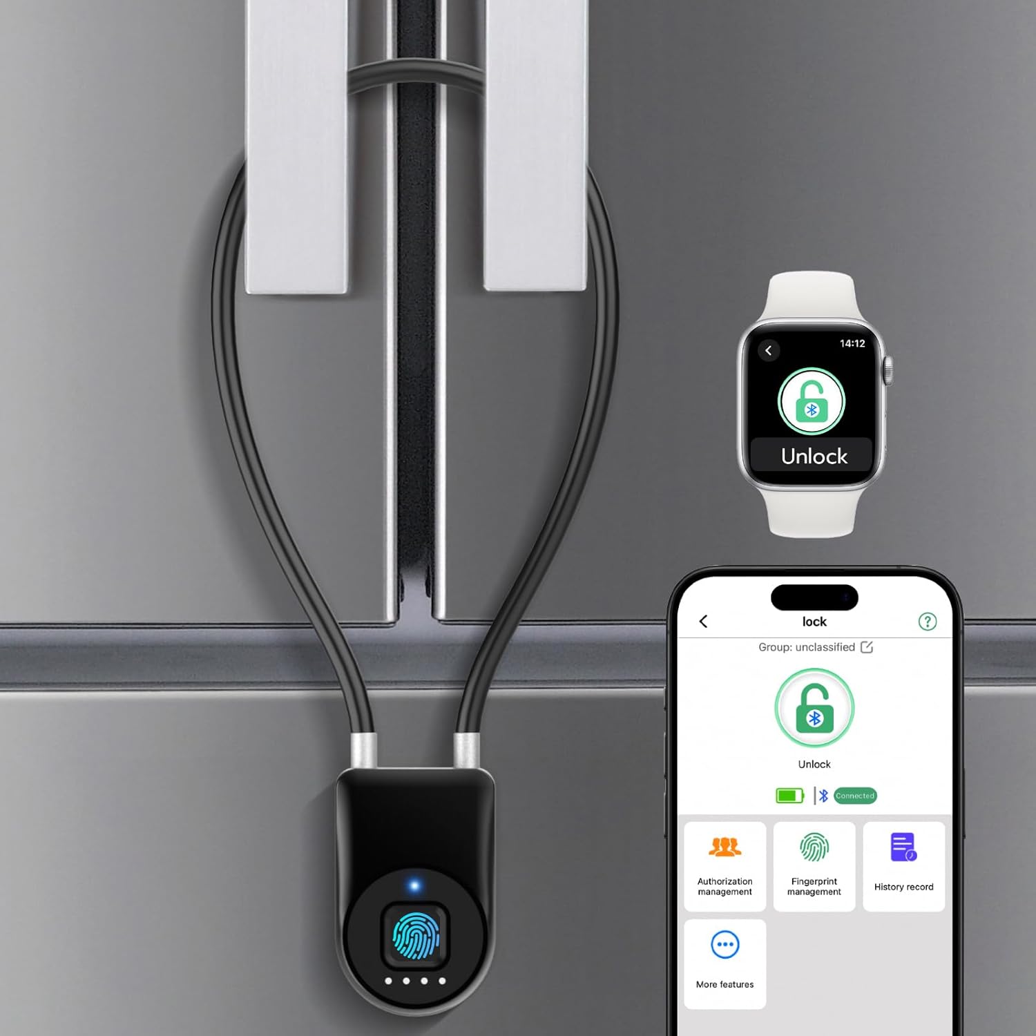 Fingerprint Fridge Lock for Child Safety and Smart Control