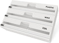 SpaceAid WrapNeat 3 in 1 Wrap Organizer with Cutter and Labels - Neat
