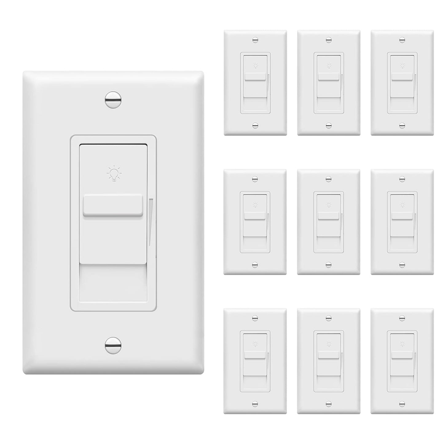 TOPGREENER Digital Dimmer Light Switch for Dimmable LED Lights
