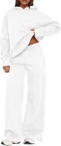 PRETTYGARDEN Womens Sweatsuits 2 Piece Set - Cozy Wide (Style 8H4J)