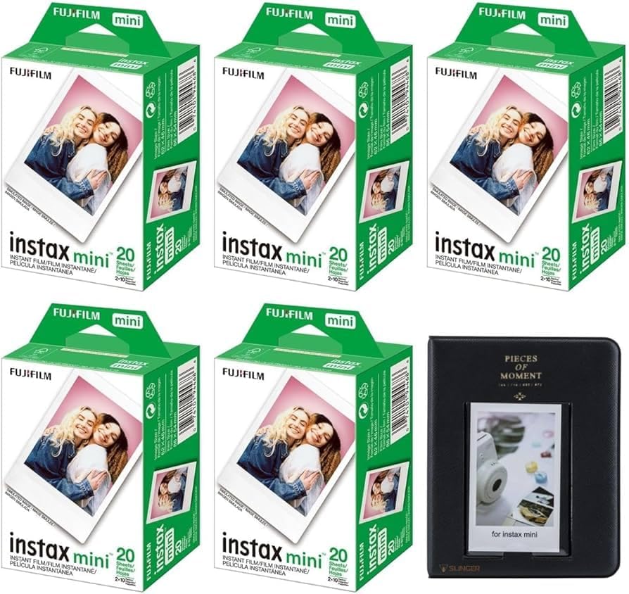 Fujifilm Instax Mini Instant Camera Film Bundle for Memories