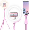 Upgraded 12ft Ring Light with 62ft Tripod and Magnetic Phone Holder
