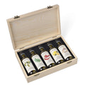 Blazing Bella Olive Oil Gift Set - Five Gourmet Flavors in Wood Box