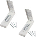 2X Garage Stop Door Opener Remote Keypad for Linear - Easy Replace