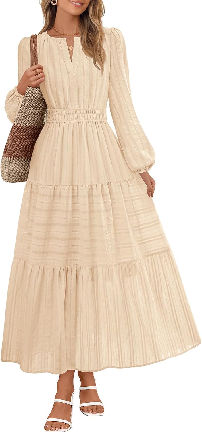 Stylish MEROKEETY Fall Dresses for Women with Pockets