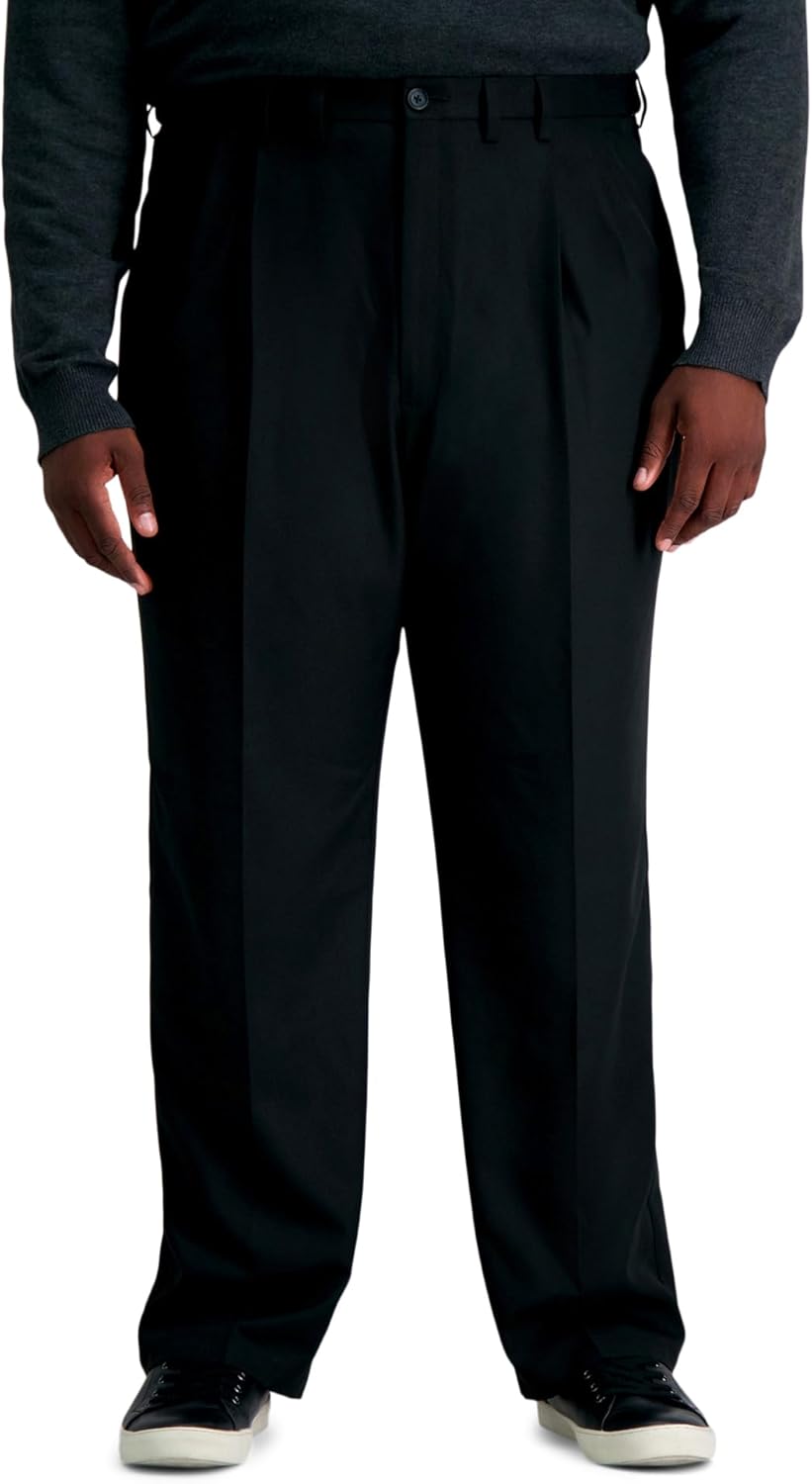 Haggar Men's Cool 18 Pro Classic Fit Pleat Front Pants Review