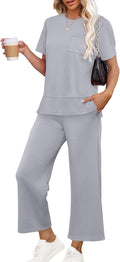 Women's Lounge Set Wide Leg Tracksuit S-3XL - Travel Comfort