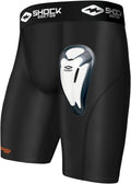 Shock Doctor Compression Shorts Men with Bio-Flex Cup - Ventilated