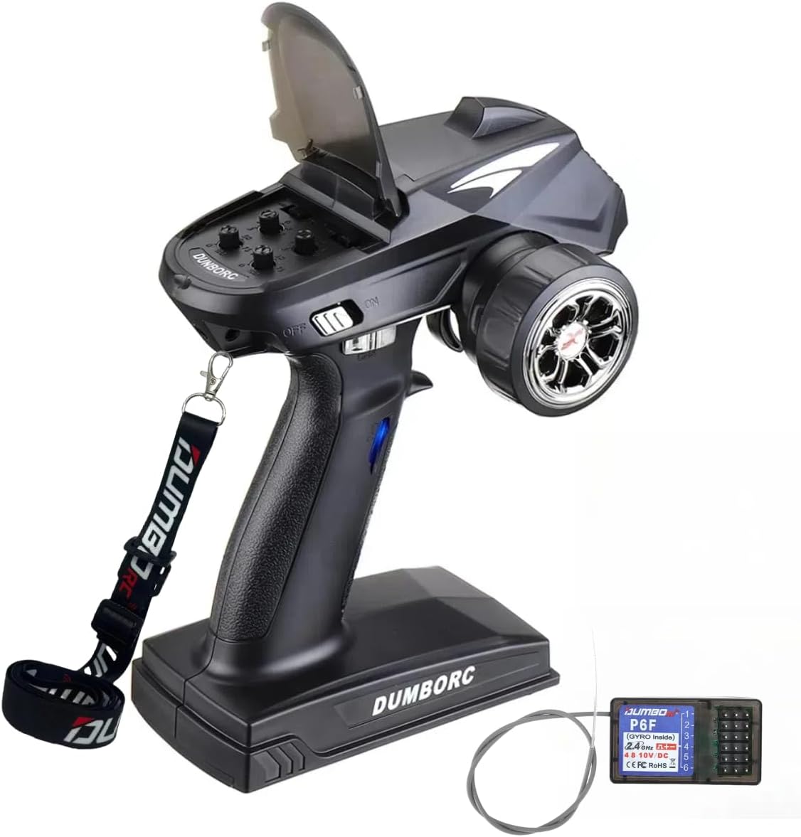 X4 RC Radio Transmitter and Receiver for Cars, Boats, Tanks