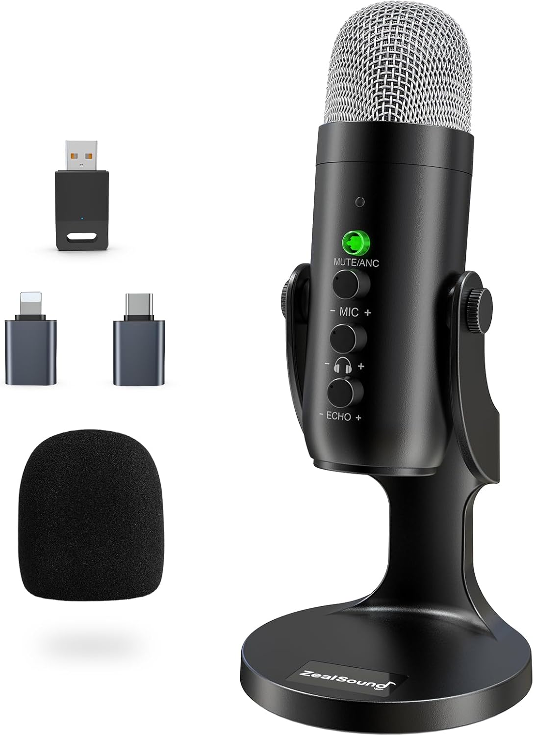 ZealSound Wireless Microphone for Podcasting and Gaming