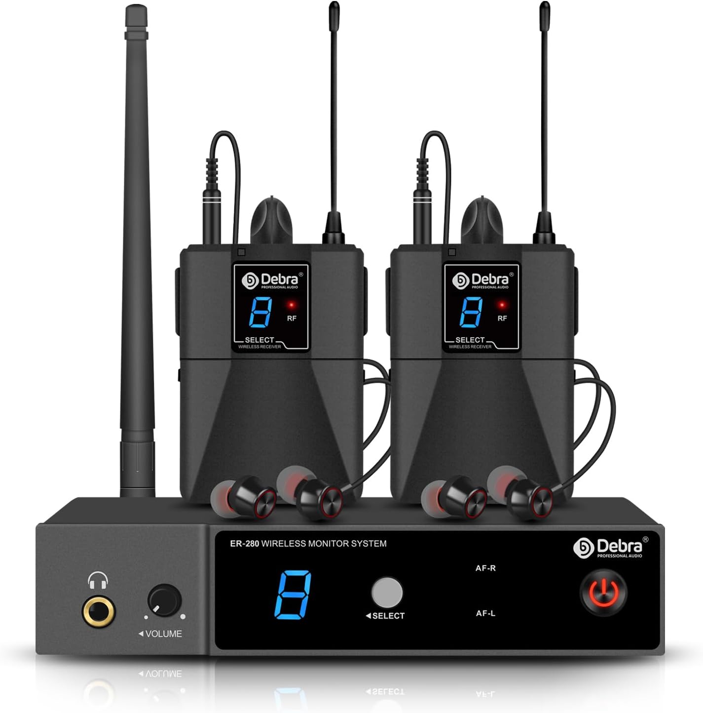 D Debra Wireless in Ear Monitor System for Live Performance