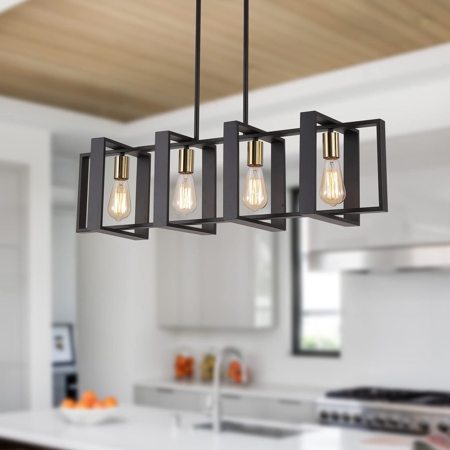 35.4 Kitchen Island Lighting Fixture for Modern Farmhouse Style