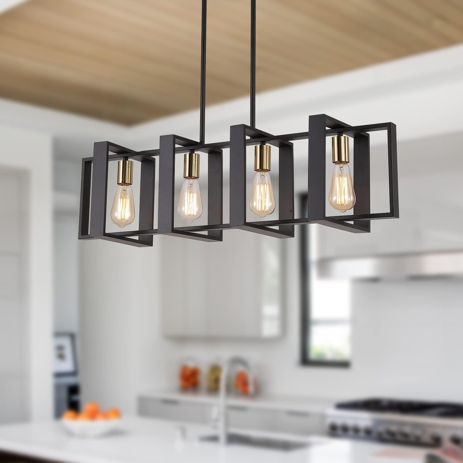35.4 Kitchen Island Lighting Fixture for Modern Farmhouse Style