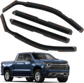 Channel Window Rain Guards for 2019-2025 Chevy Silverado/GMC Sierra