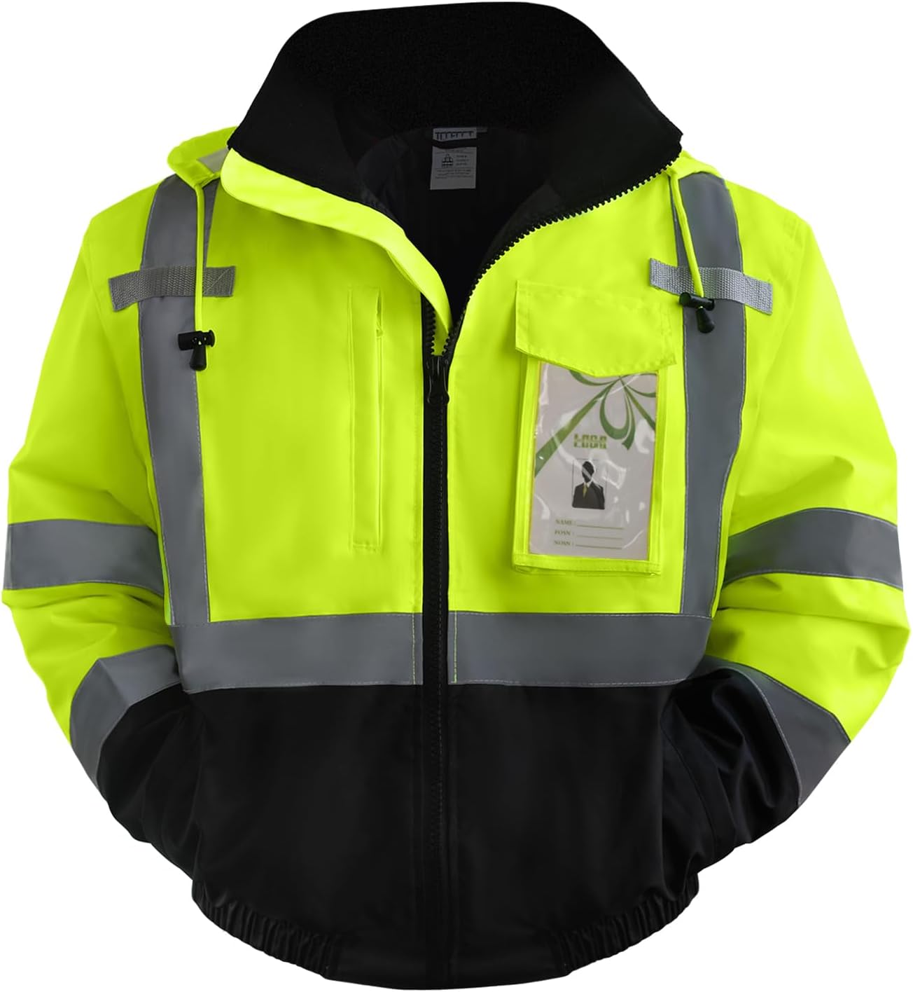 Hi Vis Reflective Safety Jacket for Men & Women, Class 3 Quality