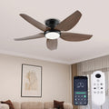 Ceiling Fans with Lights 43 in Low Profile Flush Mount - Quiet