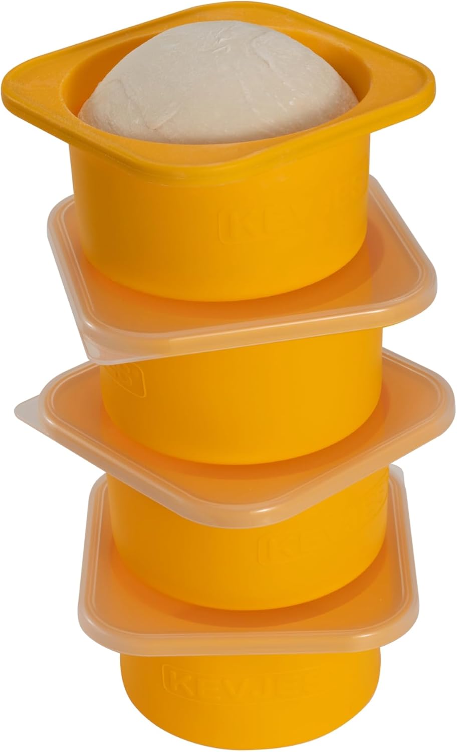 PLUS 1000ml Pizza Dough Proofing Containers for Artisan Pizza