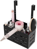 FLE Hair Tool Organizer Over Cabinet Door Holder - Compact 3-in-1