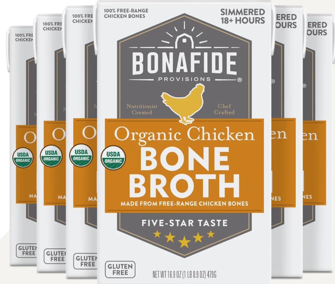 Bonafide Provisions Organic Chicken Bone Broth - 6 Pack 16.9oz