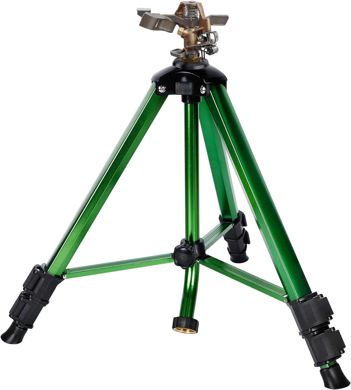 Biswing Impact Sprinkler Head on Tripod Base for Lawn Irrigation