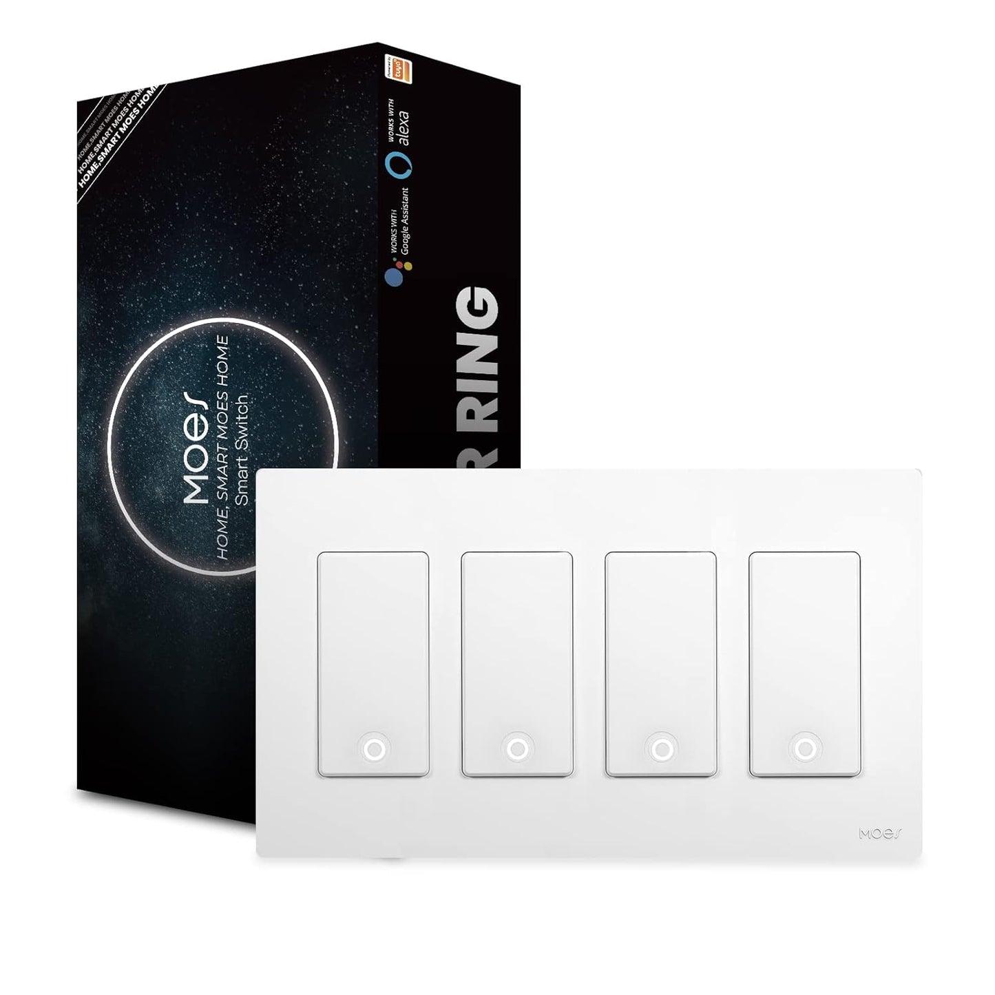 MoesGo 2nd Generation WiFi Light Switch for Smart Home Control