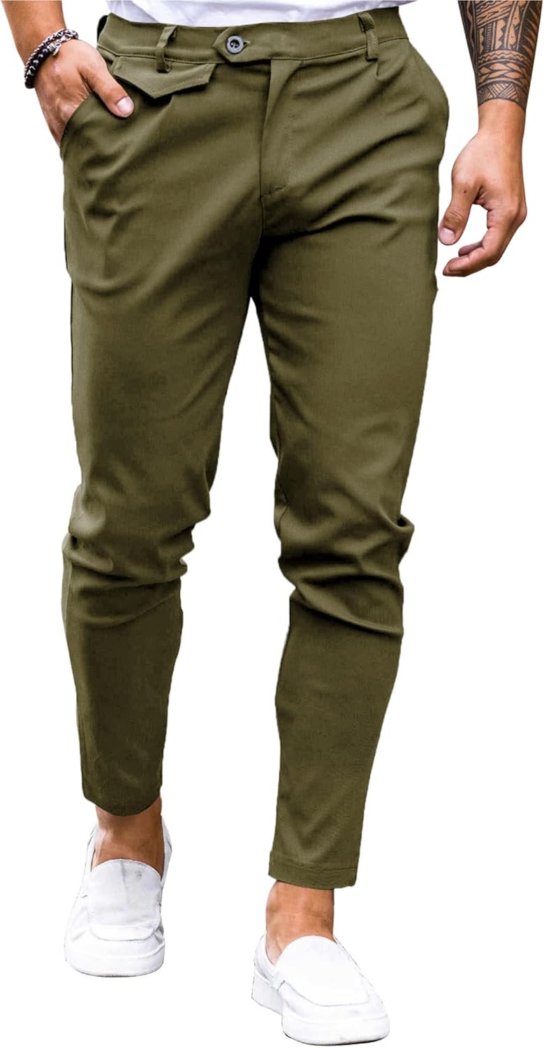 Mens Chinos Slim Fit Pants for Comfort and Style in Any Season