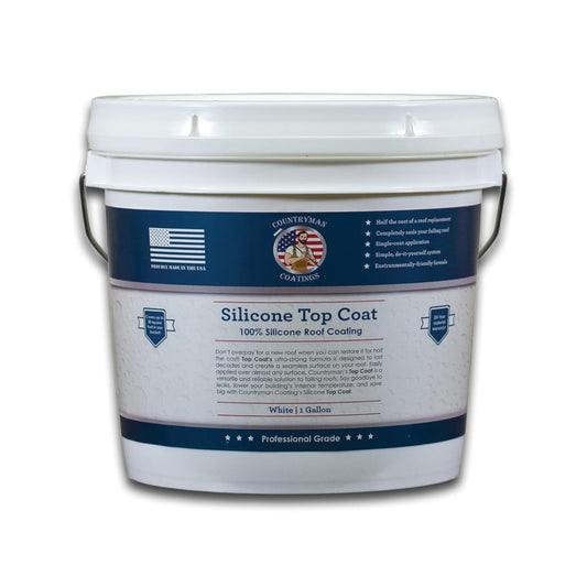 Countryman Coatings 100% Silicone Roof Coating for Easy Repair
