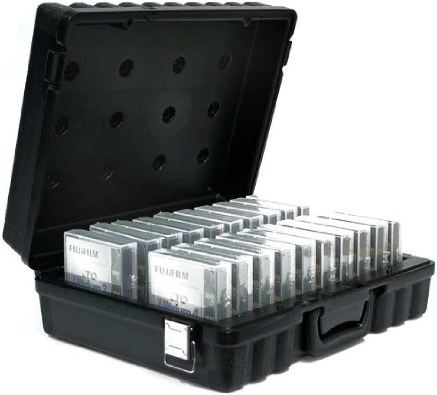 TURTLE LTO Protective Case for 20 Capacity Tapes - Durable Design
