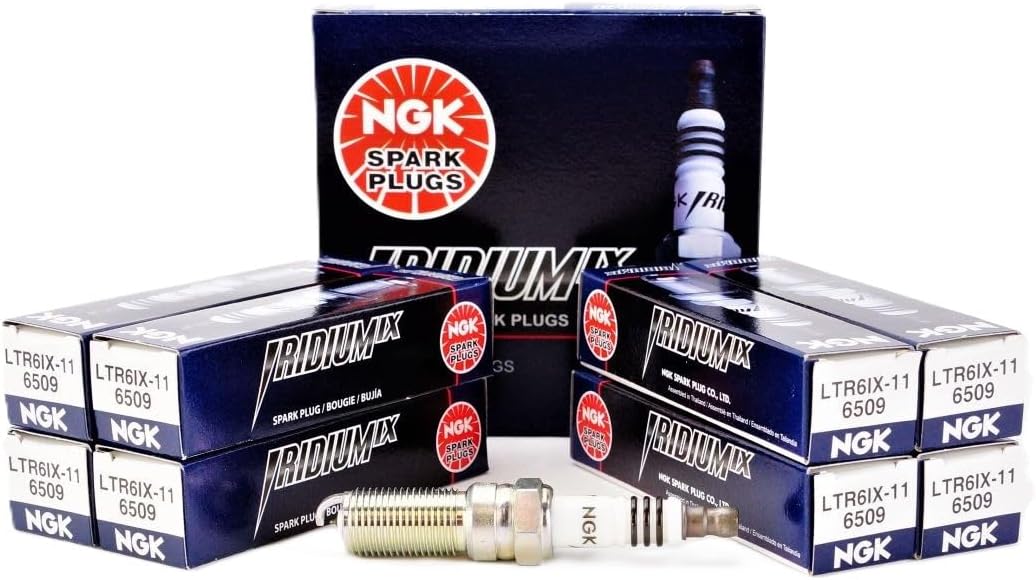 NGK Spark Plug LTR6IX-11 6509 Pack of 8 for Optimal Performance
