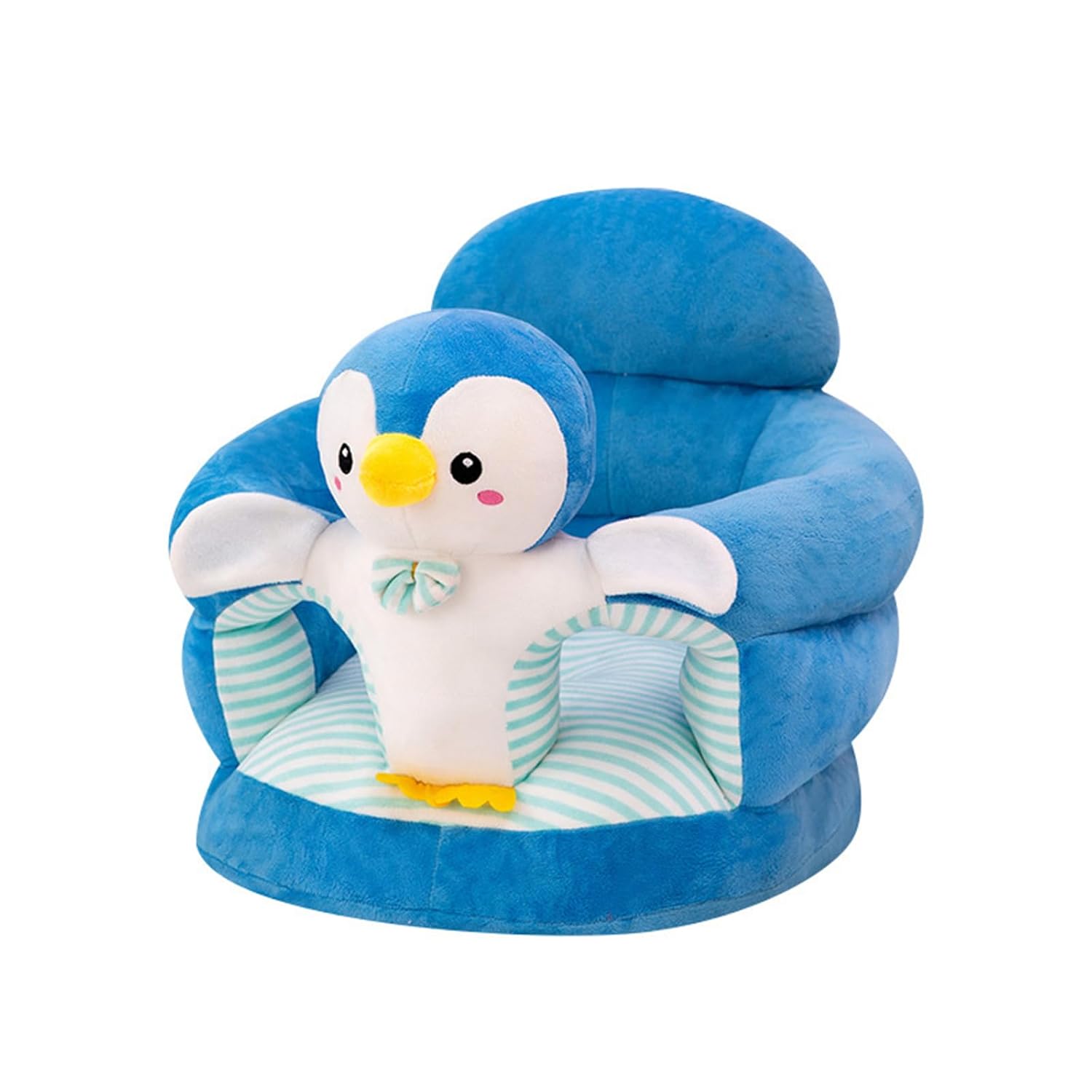 Baby Sit Up Chair Plush Sofa for Toddlers with Cartoon Animals
