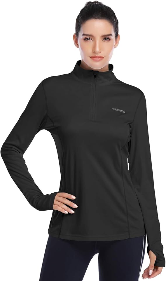 HISKYWIN Womens UPF 50+ Sun Protection Long Sleeve Shirt