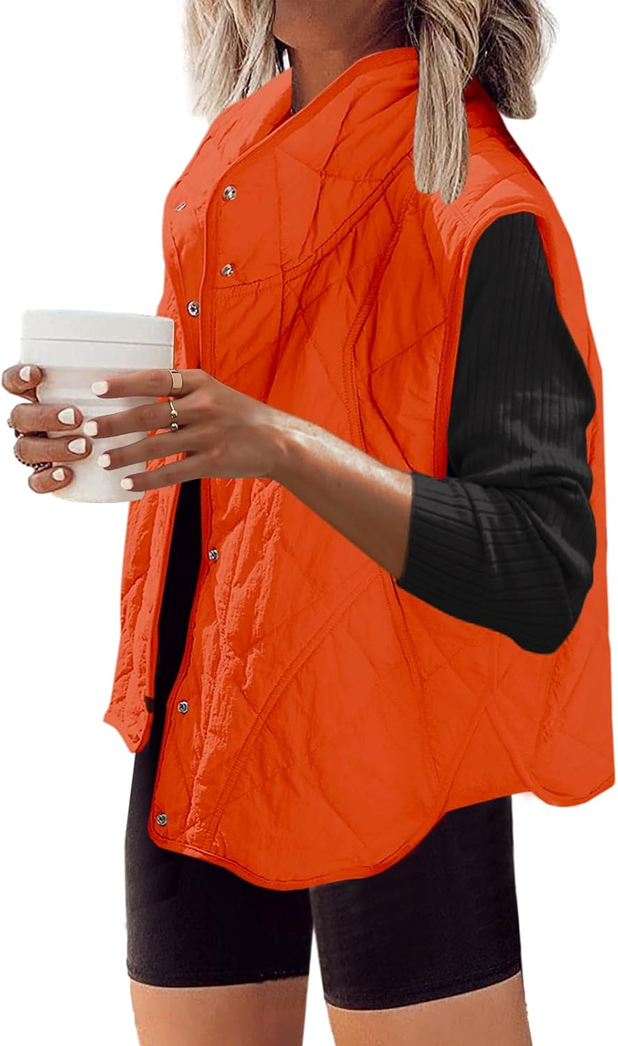 SENSERISE Womens Puffer Vest Lightweight Quilted Outerwear