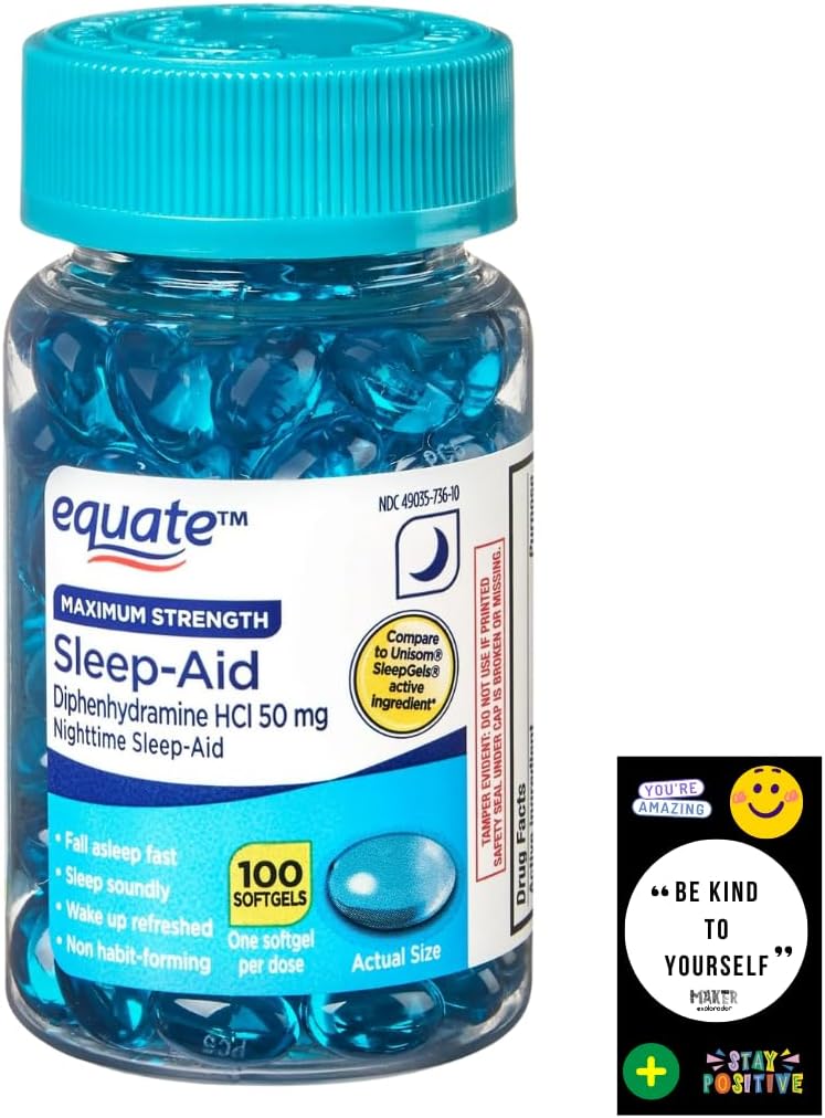 100ct Equate Sleep Softgels + Gift Card from Maker Explorador