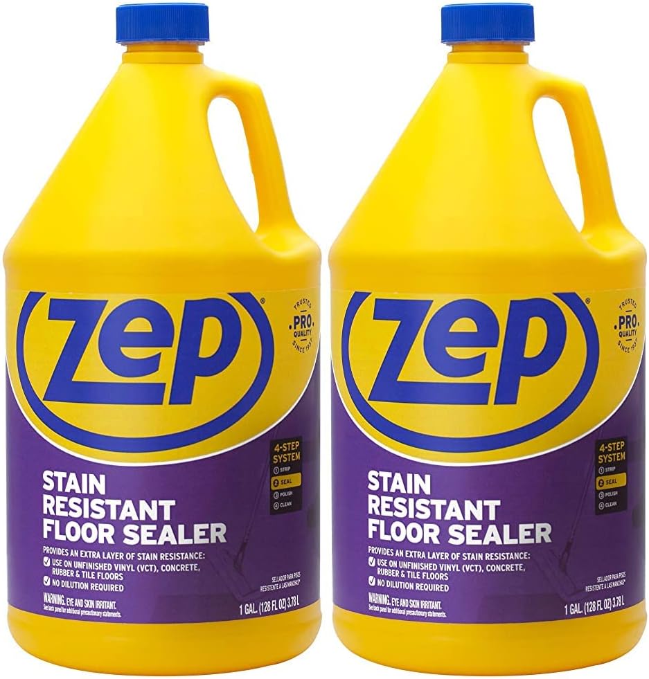 Zep Stain Resistant Floor Sealer - Durable Protection for Floors