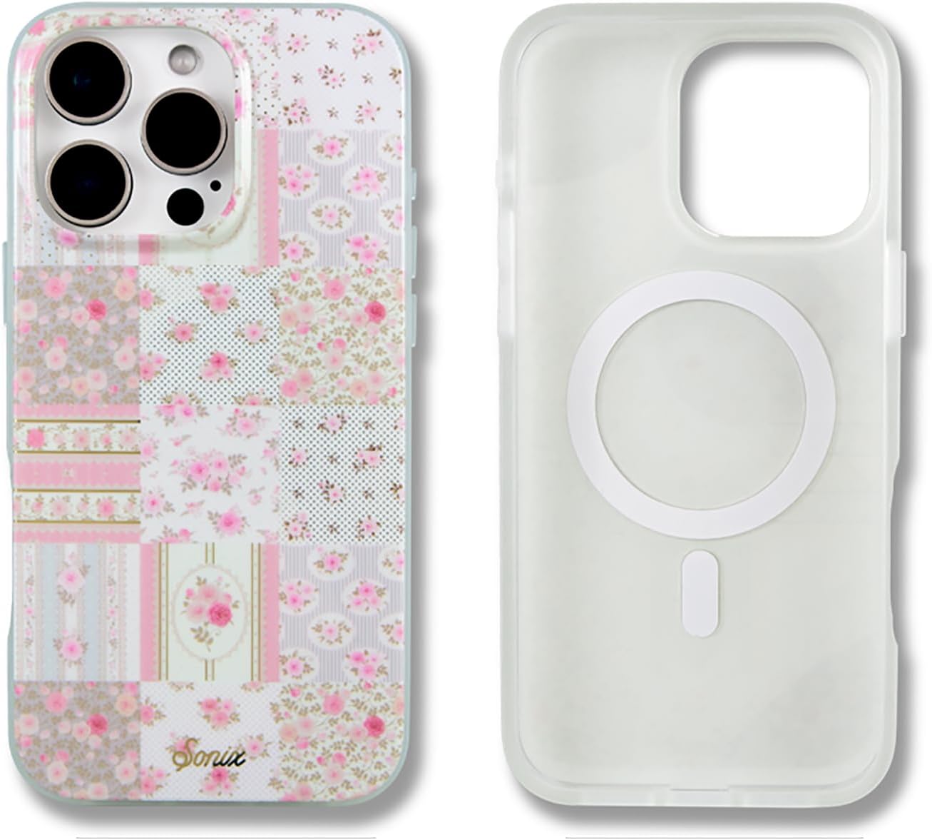 Sonix iPhone 16 Pro Max Case with Patchwork Cottage Design