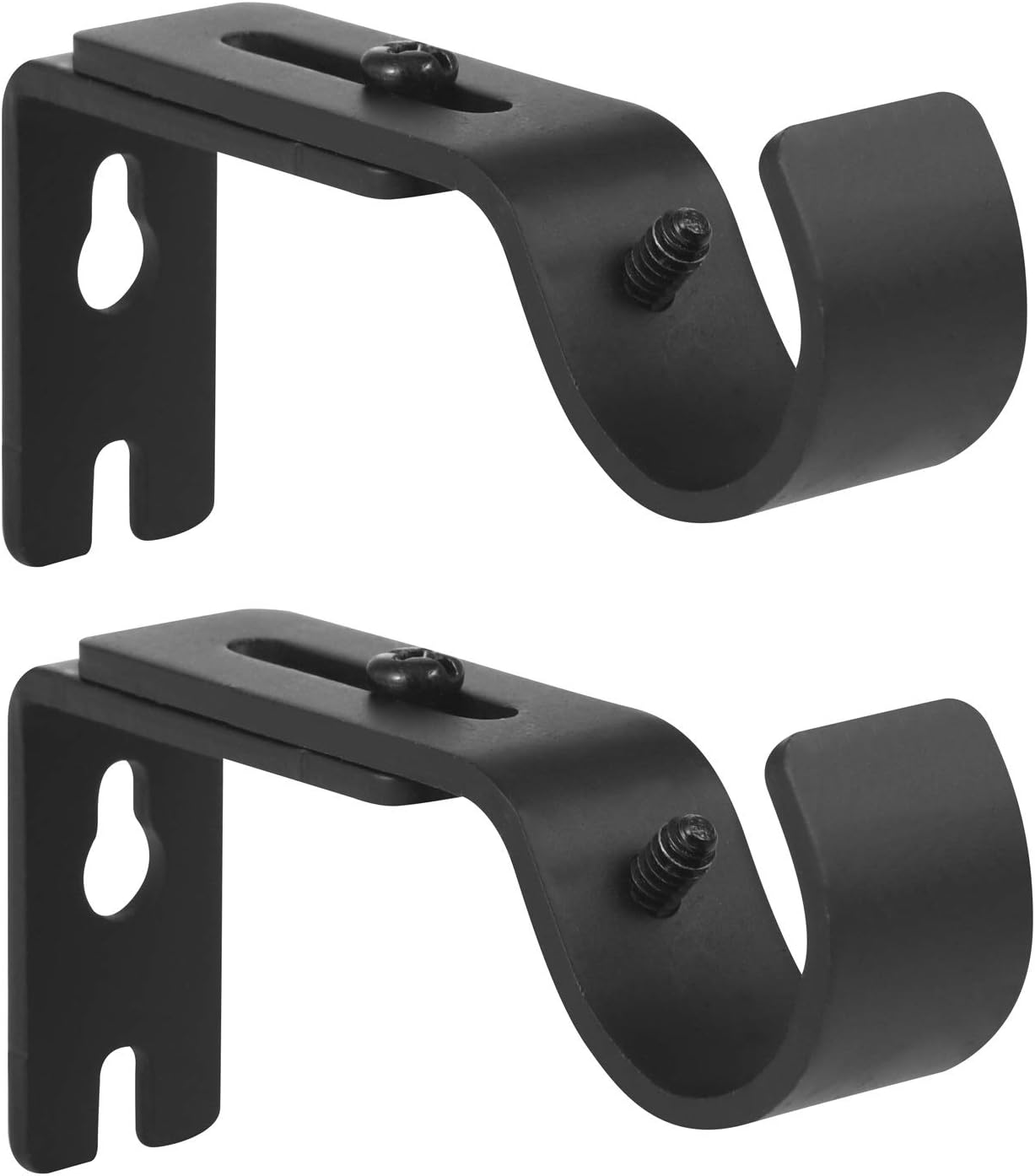 Anndason Heavy Duty 1 Inch Curtain Rod Brackets - Set of 2
