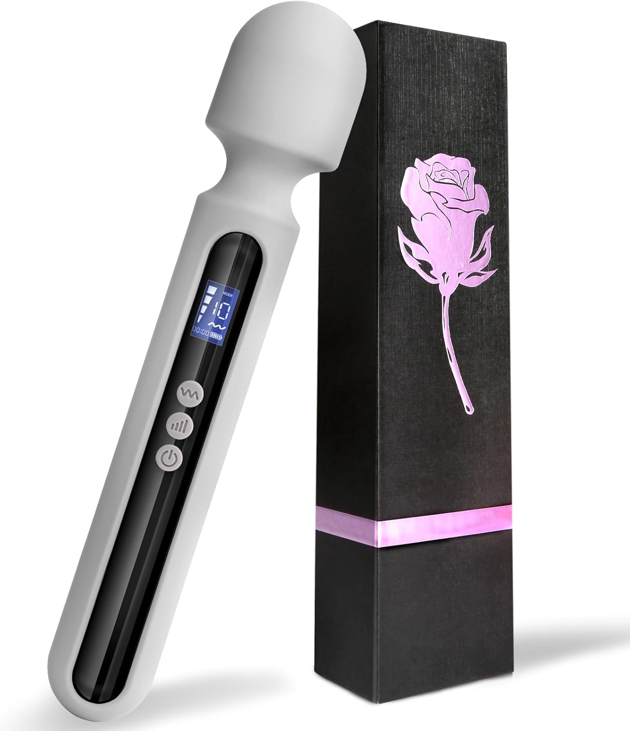 Powerful 12 inch Vibrator Wand for G Spot and Clitoral Stimulation