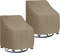 Easy-Going Waterproof Outdoor Swivel Chair Cover (2 Pack) - UV